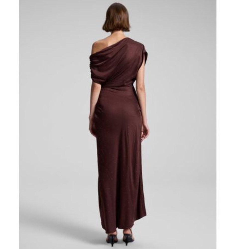 Women's Penny Embellished Satin Maxi Dress - Picture 5 of 6